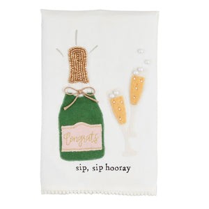 Sip Hooray Congrats Tea Towel