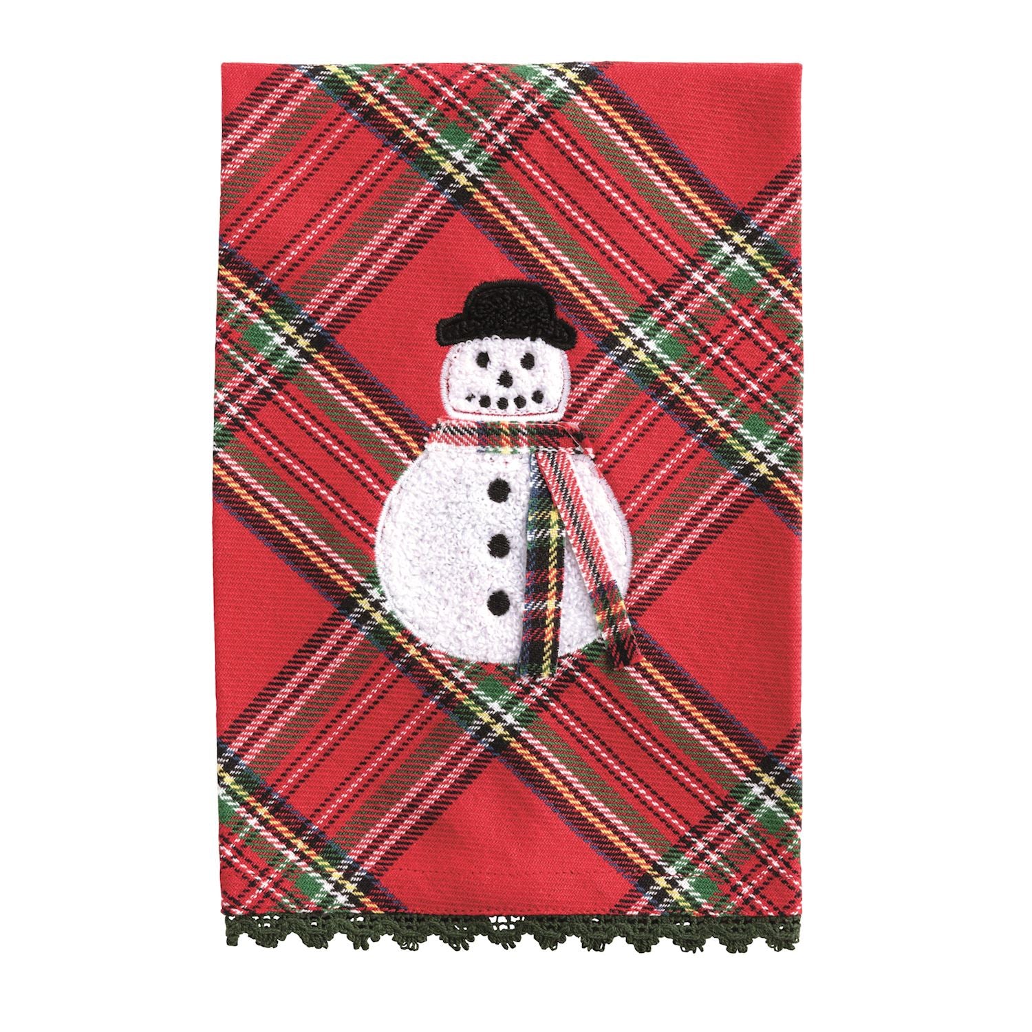 Snowman Boucle Icon Towel