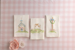 Easter Cross With Wreath Towel