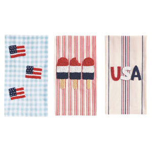 Flag Beaded Towel