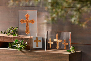 Triple Cross Acrylic Plaque