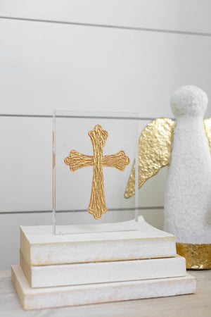 Large Cross Acrylic Plaque