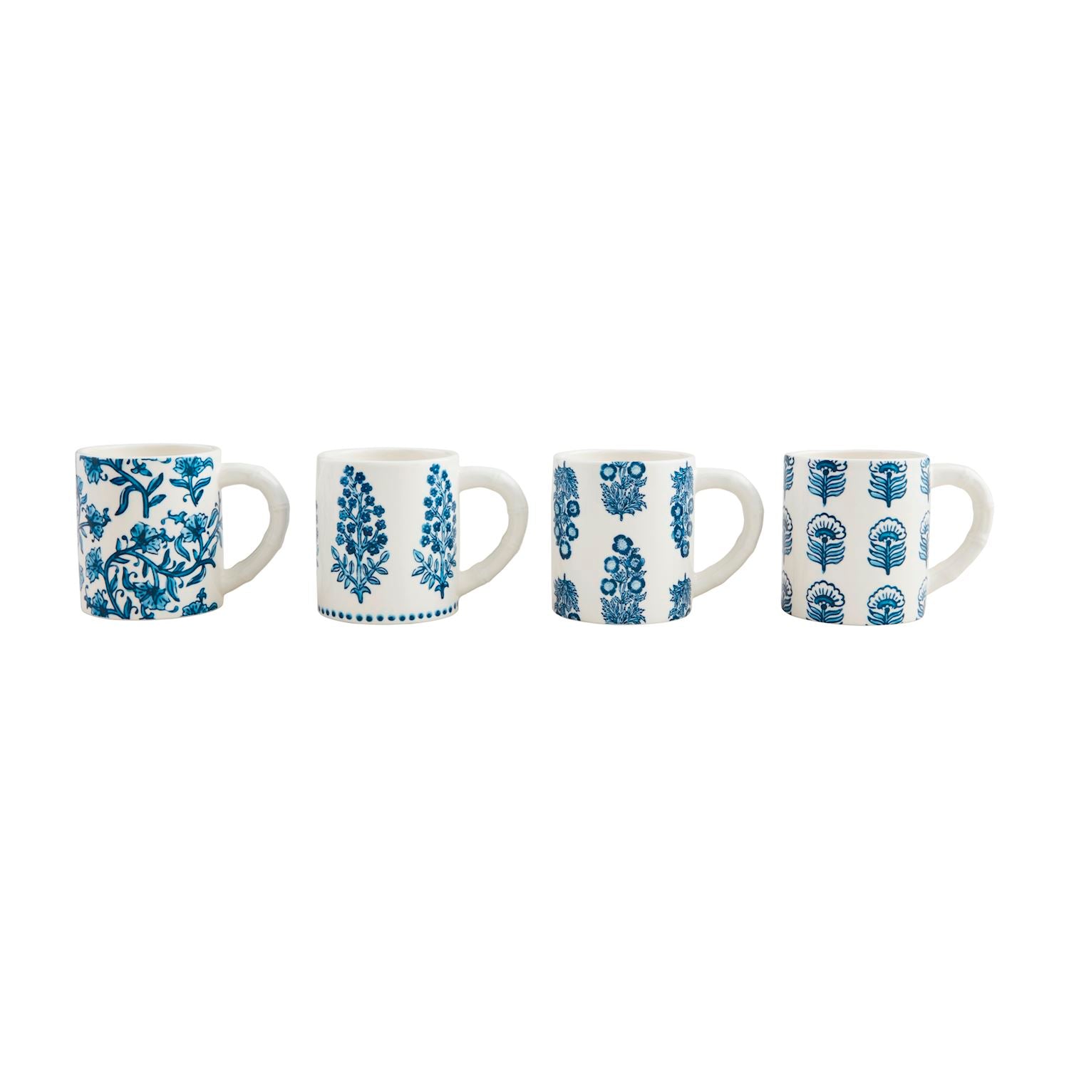 Cornflower Block Print Mug