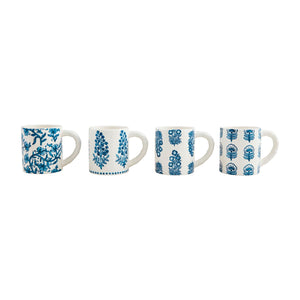 Cornflower Block Print Mug