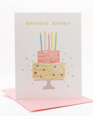 'Cake Wishes' Birthday Cake Card