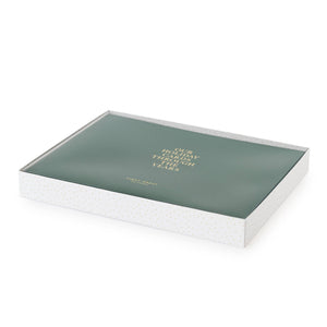 Holiday Card Book - evergreen