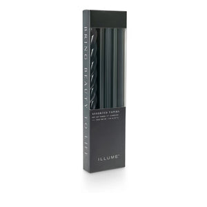 Assorted Taper Candles Black