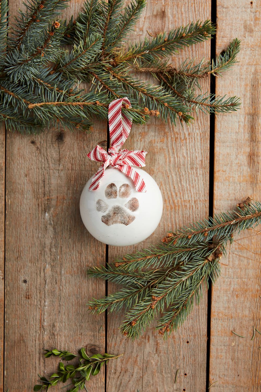 Paw Print Ornament