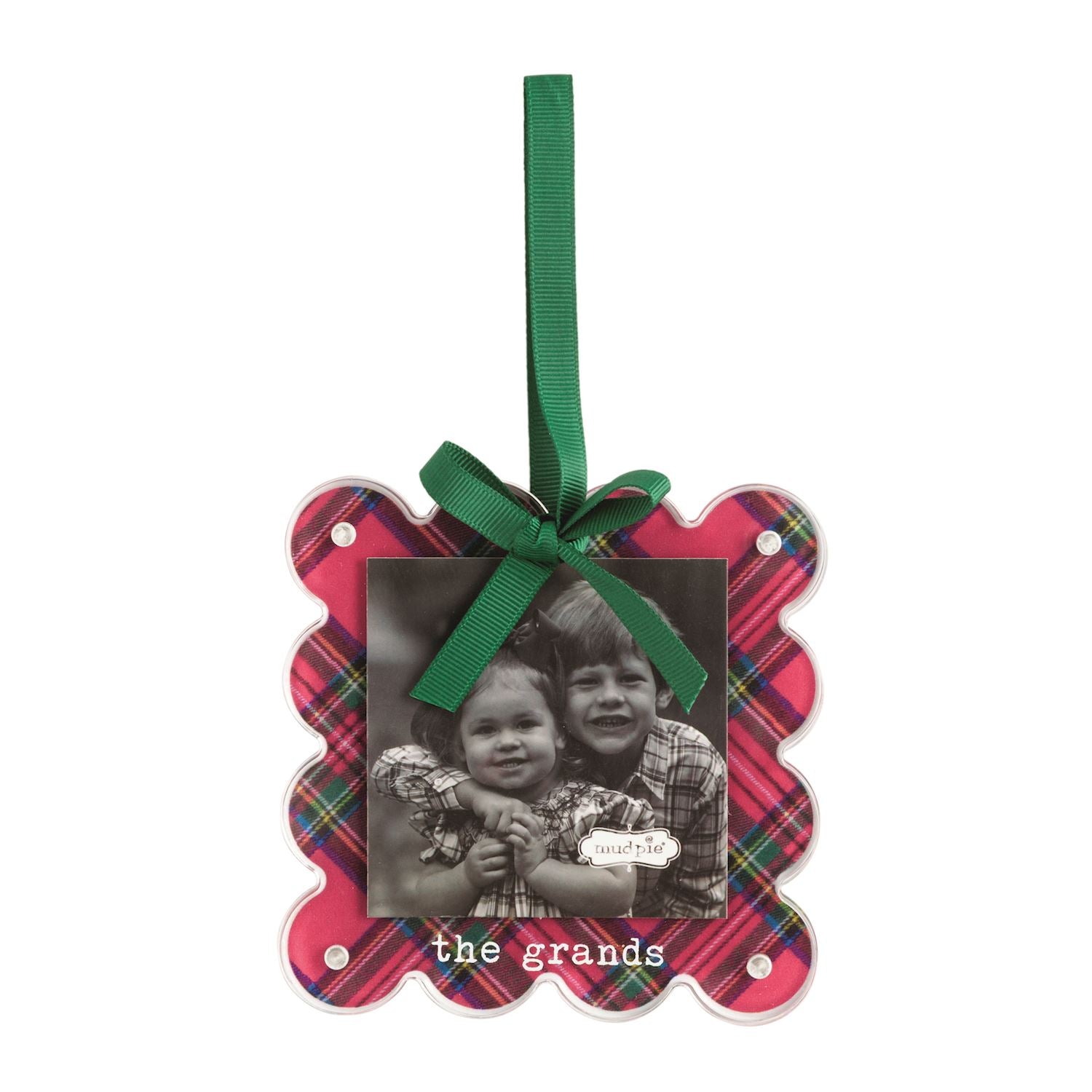 The Grands Tartan Photo Ornament