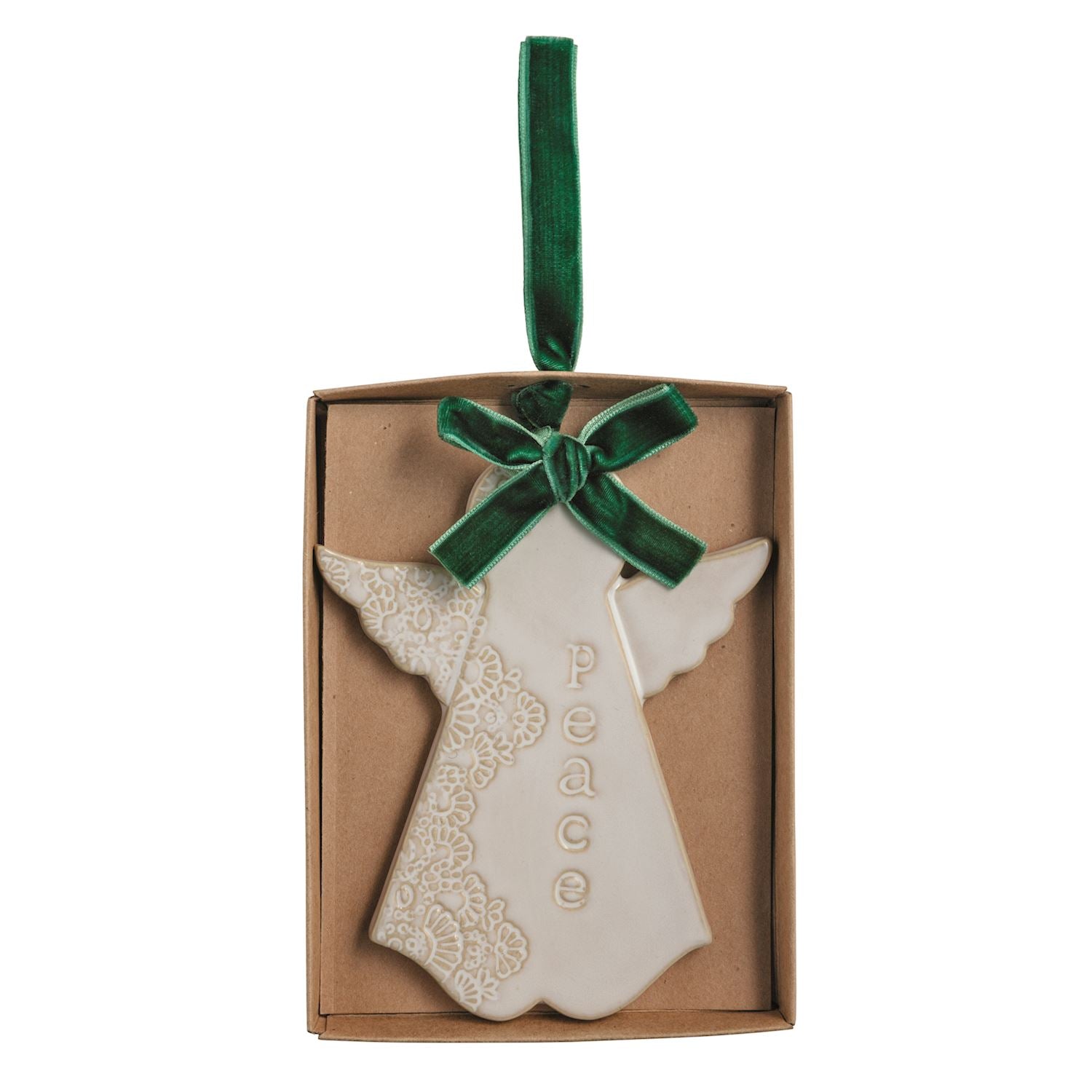White Angel Ornament
