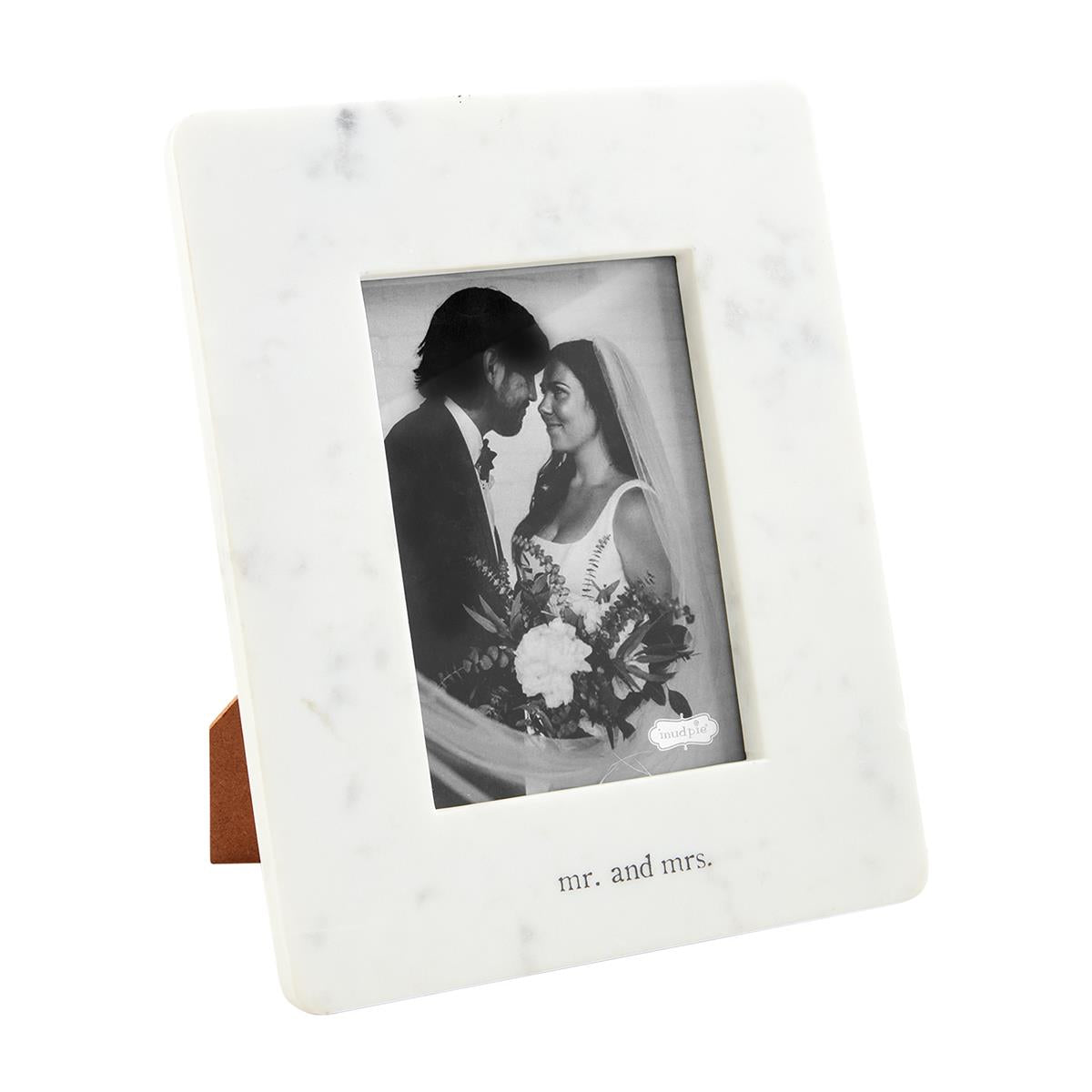Mr. and Mrs. marble frame