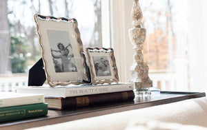 Large Wavy Silver Frame