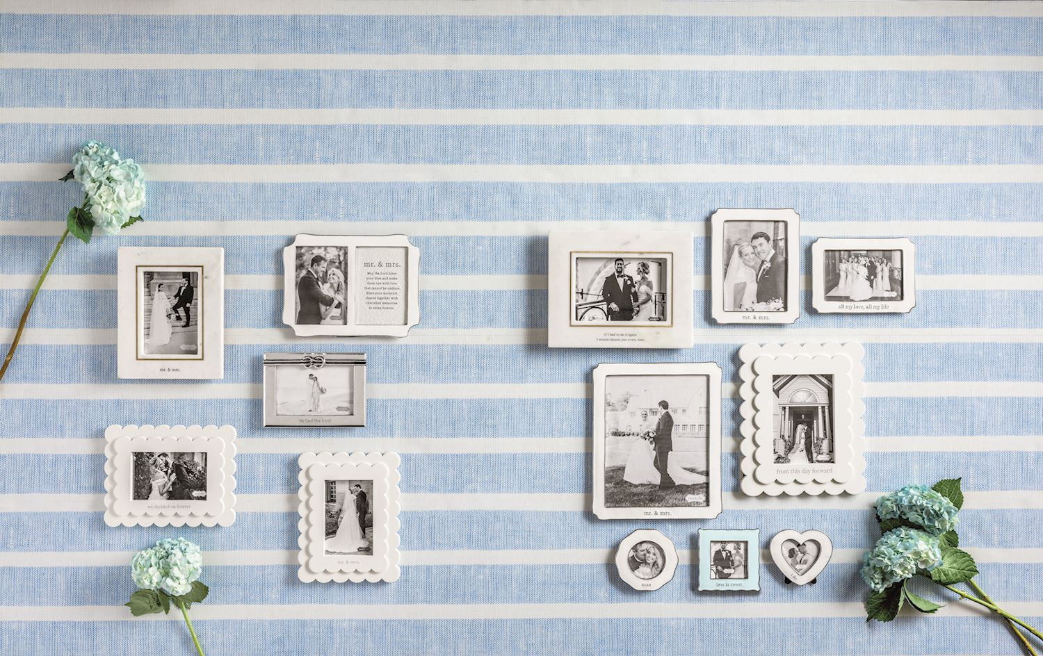 Mr. & Mrs. Enamel Frame - 8x10