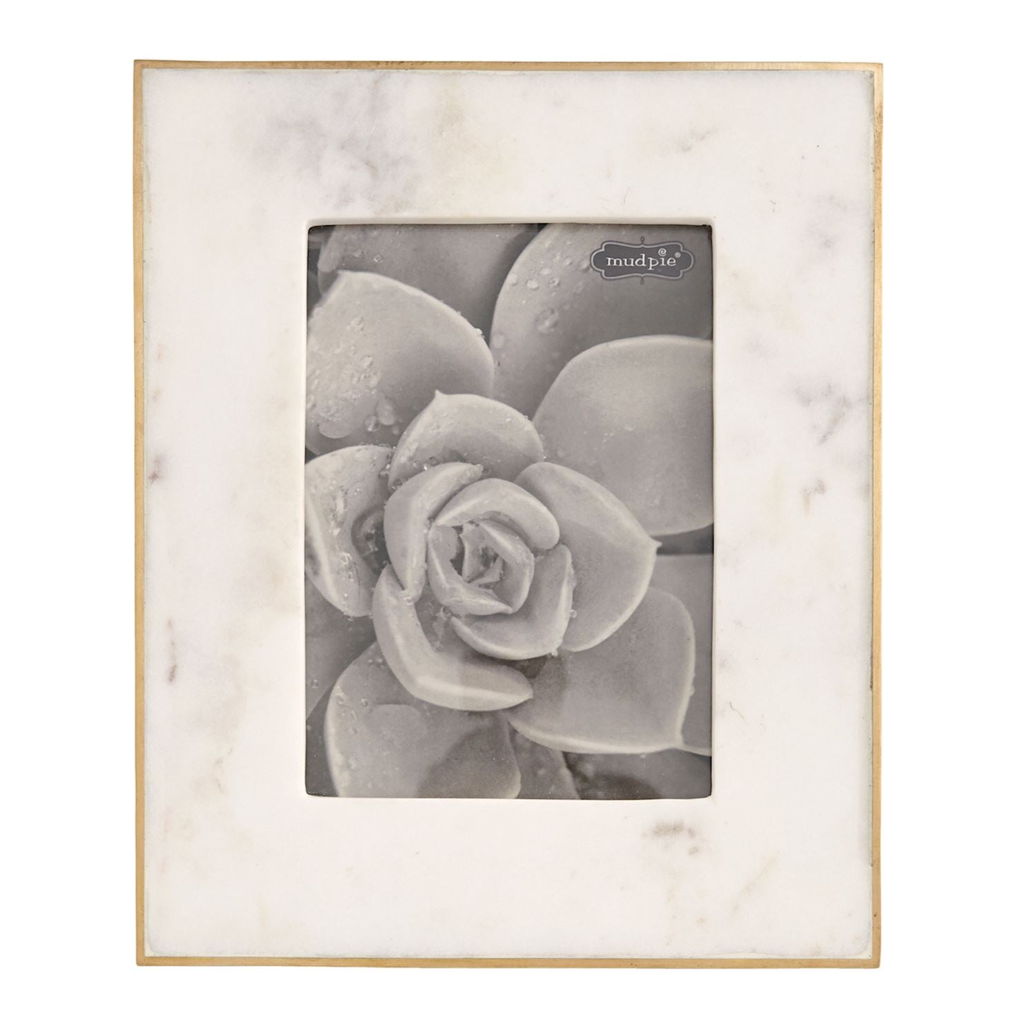 Gold Trim Marble Frame