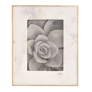 Gold Trim Marble Frame