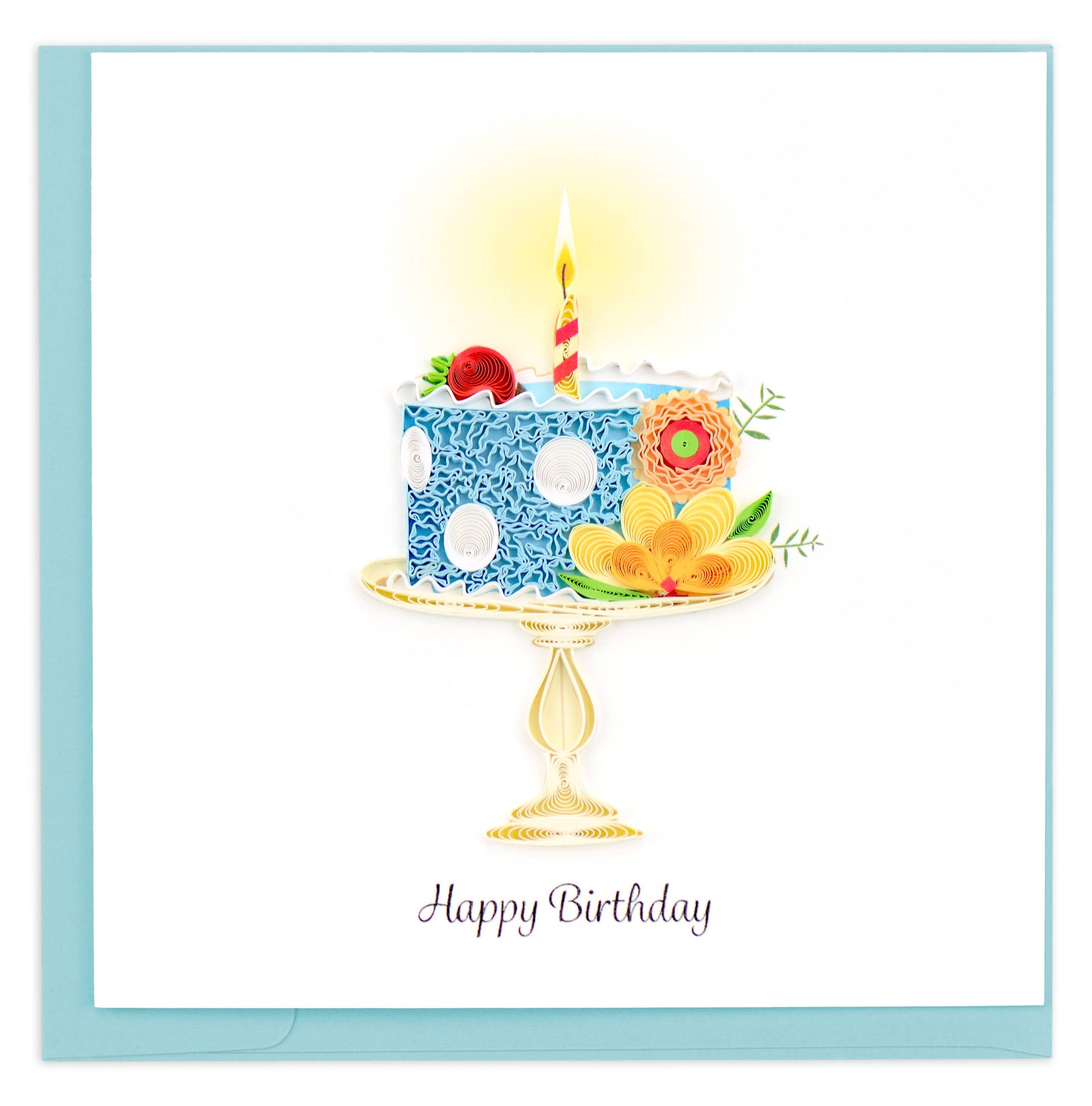 Birthday Cake Quilled Card