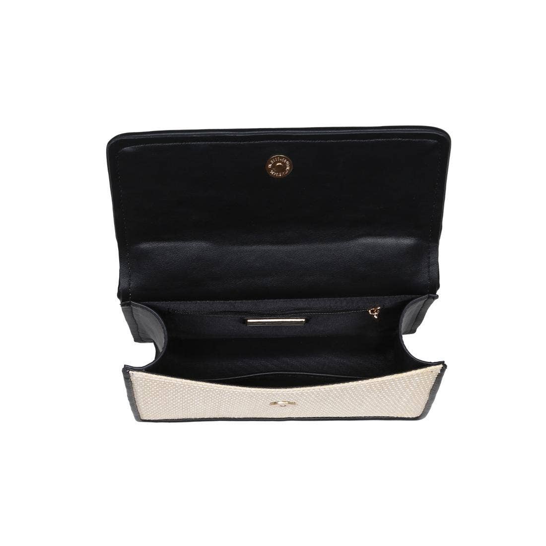 Ruth Crossbody: Ivory/ Black