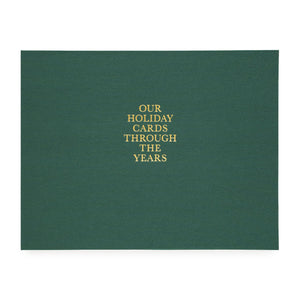 Holiday Card Book - evergreen