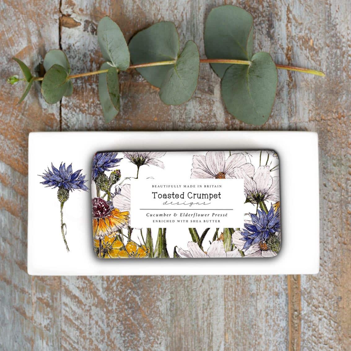 Cornflower Soap Dish