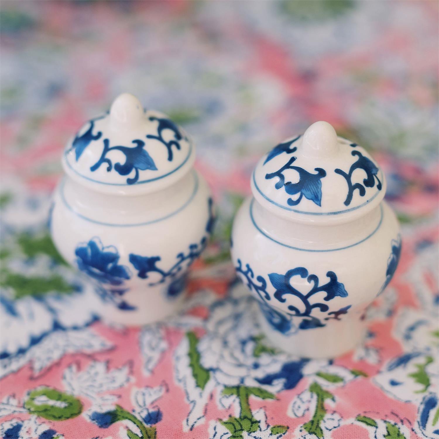 Ginger Jar Salt and Pepper Shakers