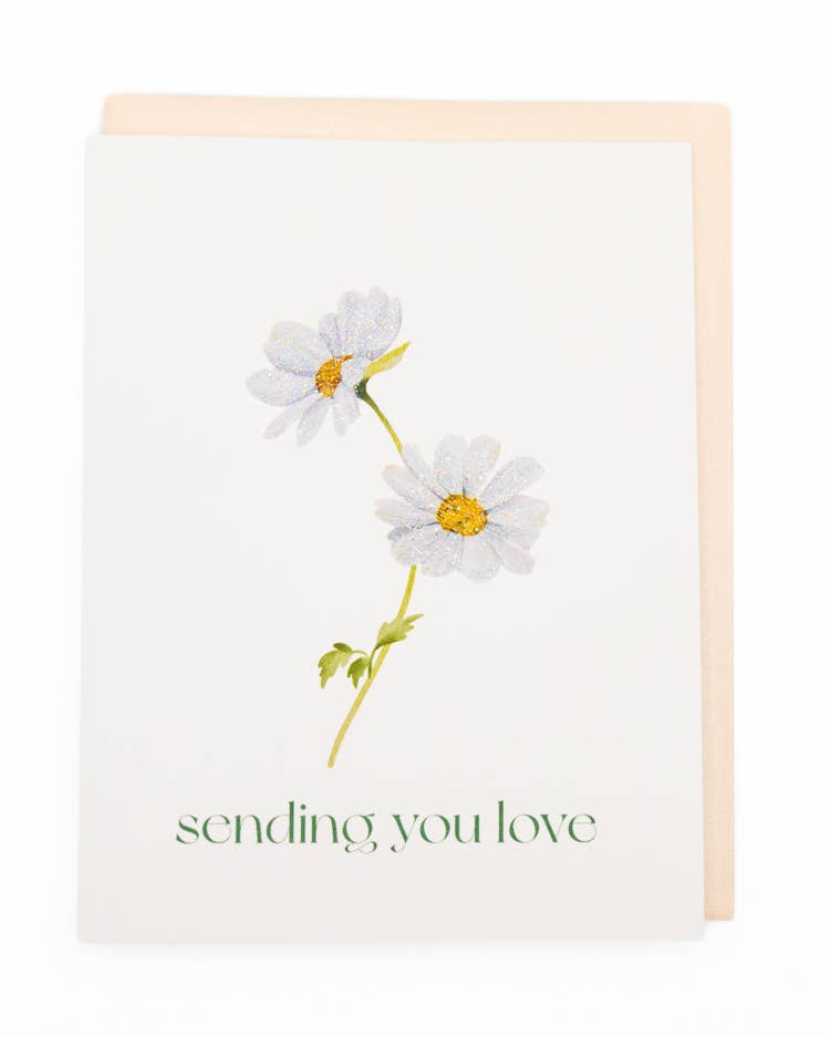 'Daisy Hug' Flower Sympathy Card