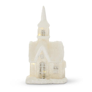 Silver Mercury Glass Houses LED