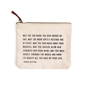 May The Sun Bring You Canvas Zip Bag