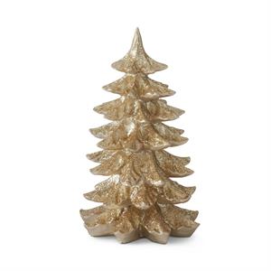 Gold Glittered Resin Christmas Tree