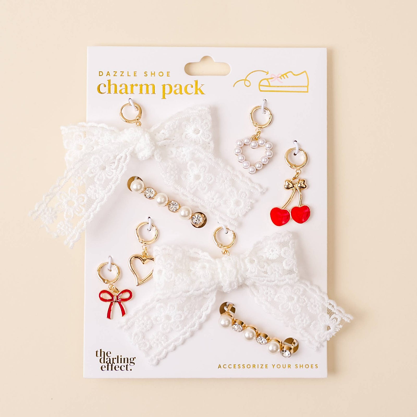 Dazzle Shoe Charm Pack-Cherry Twist