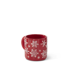 Red Snowflake Mug