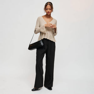 Mett Shoulder Bag: Black