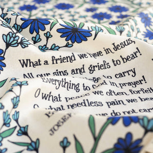 What A Friend Hymn Tea Towel