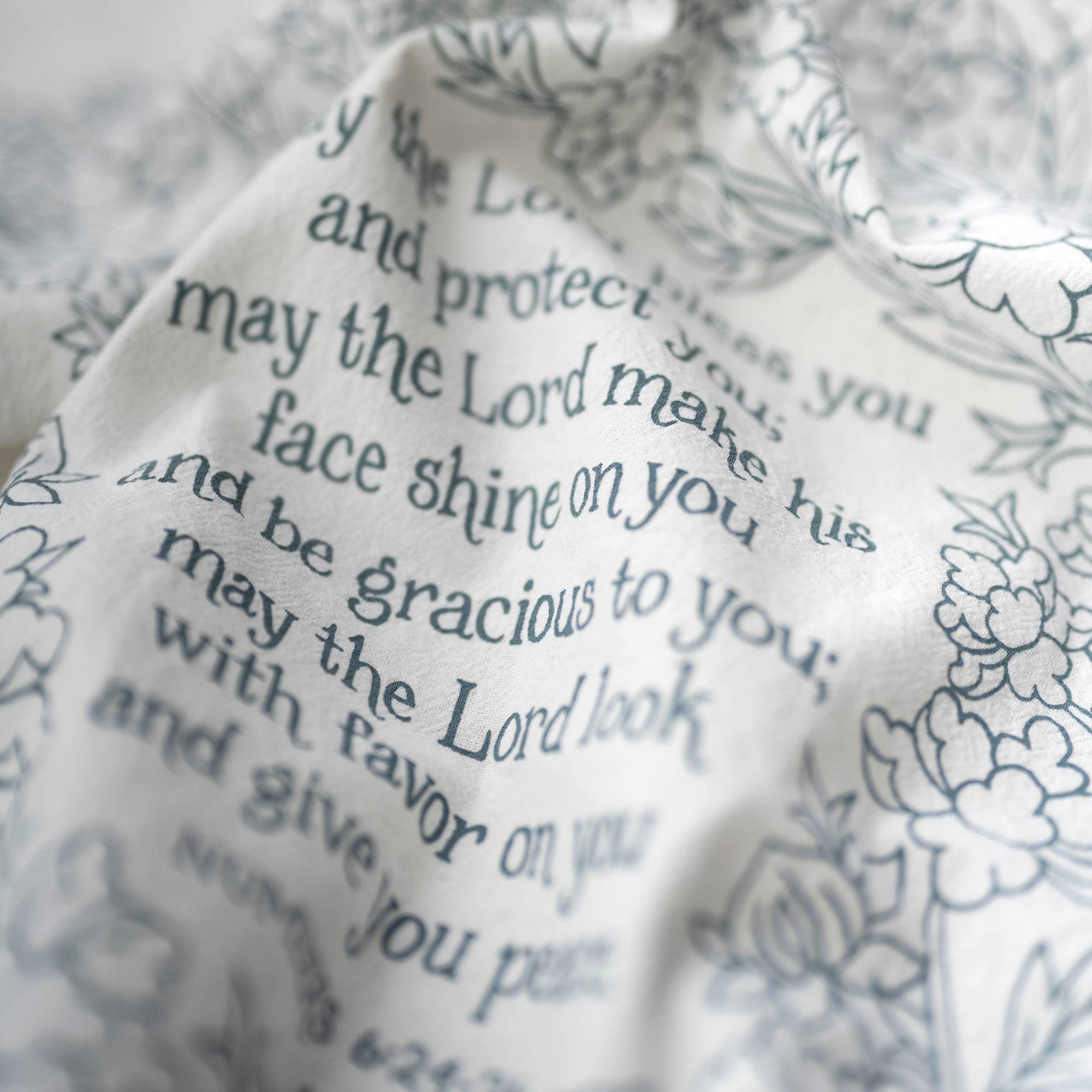 The Blessing Scripture Tea Towel