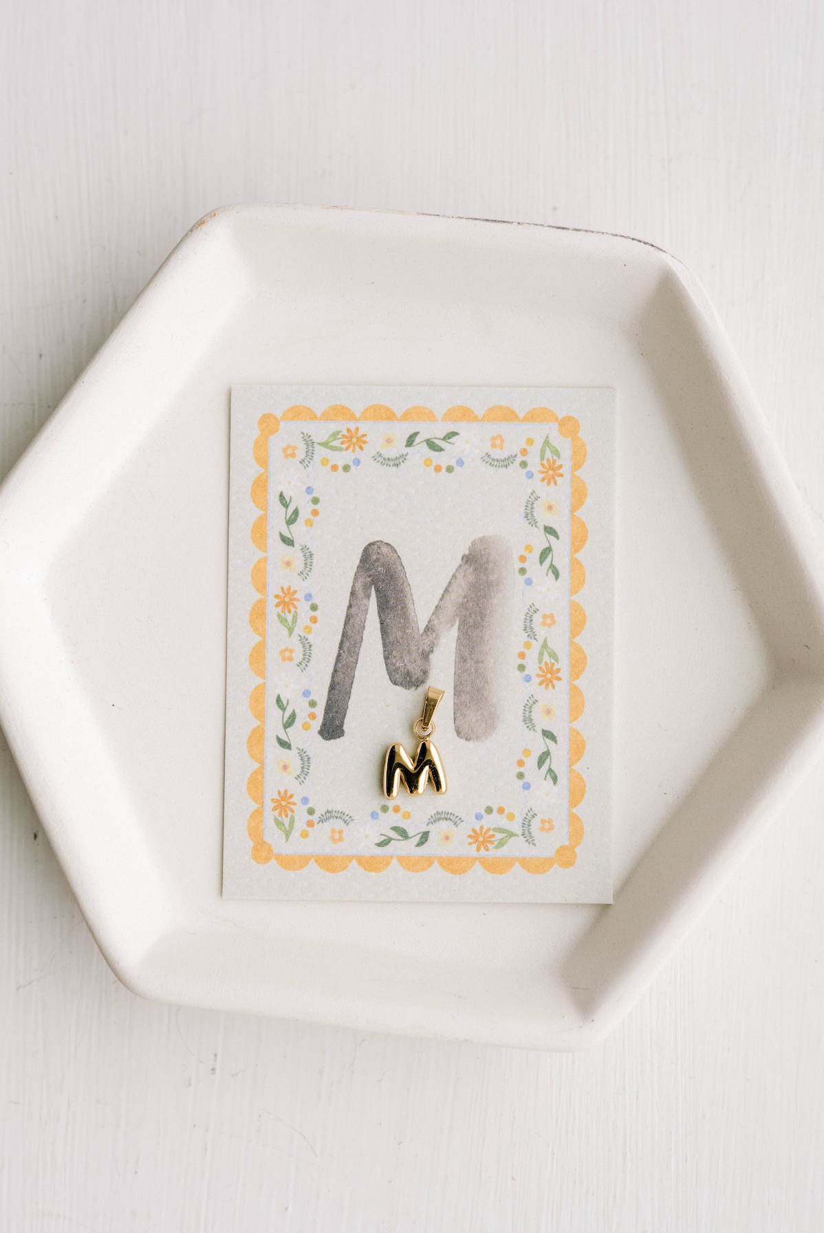M - Letter Charm