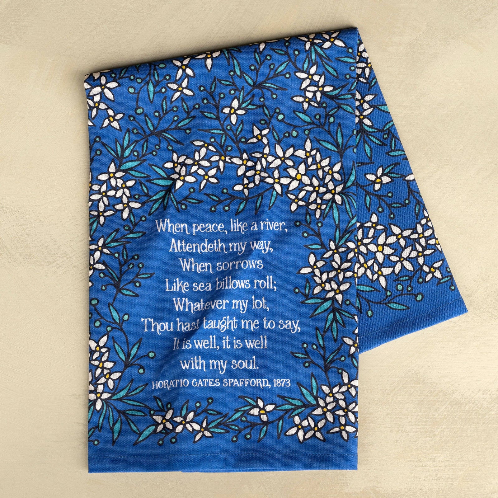 It Is Well Hymn Tea Towel