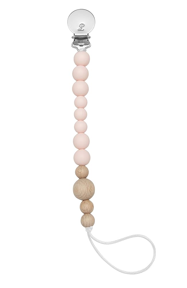 Pacifier Clip - pink