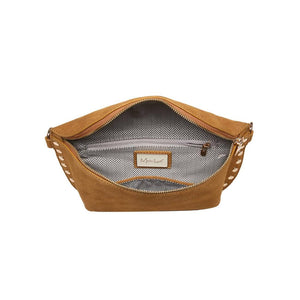 Gizelle-Suede Belt Bag: Wine