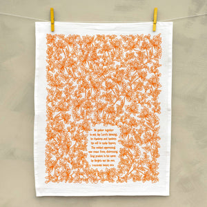 We Gather Together Hymn Tea Towel