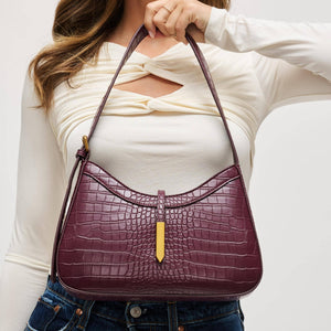 Judith Shoulder Bag: Wine