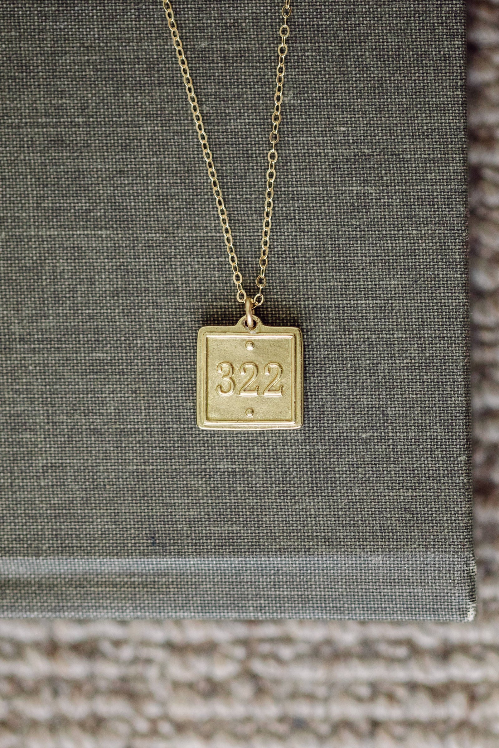 Lamentations 3:22 Petite Pendant Necklace