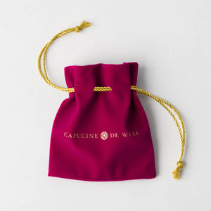 Berry Clover Teardrop Earrings - malachite