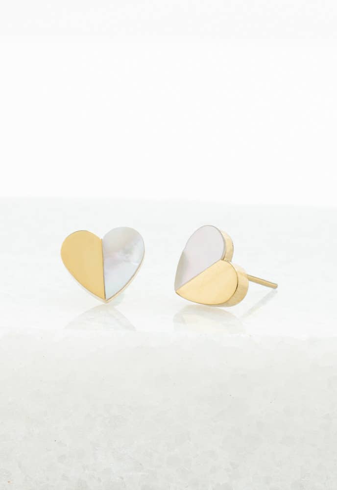 Give Hope Heart Earrings