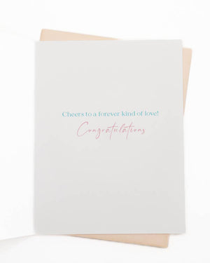 'Cheers to the Newlyweds' Card