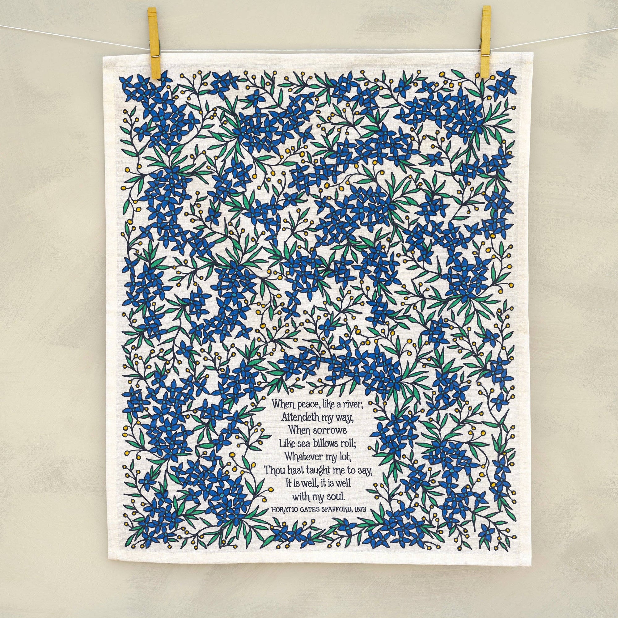 It Is Well Hymn Tea Towel