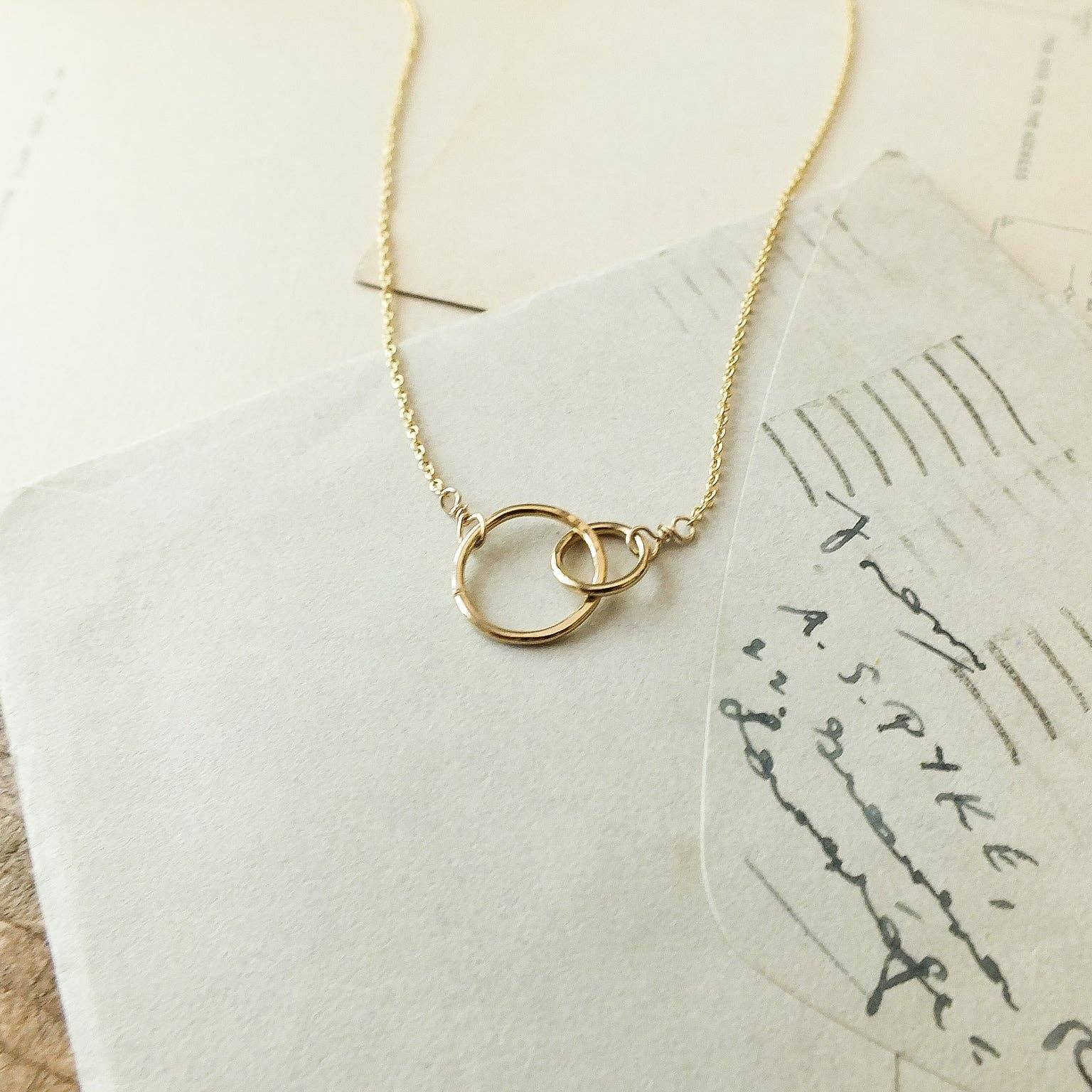 Sisters Necklace: Gold Fill