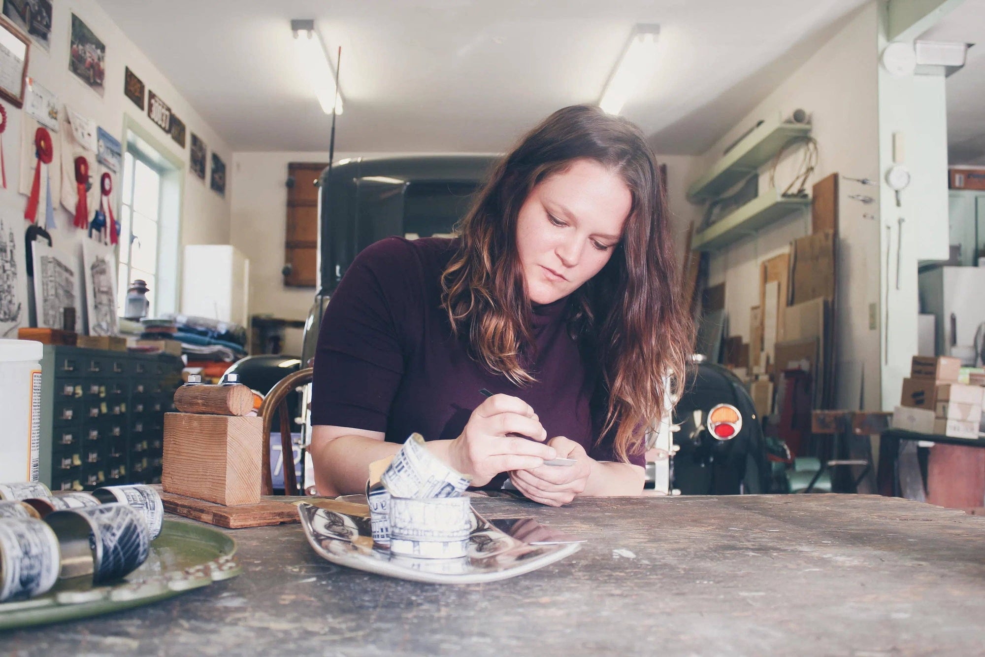Santa's House (Red Door) Coaster Set