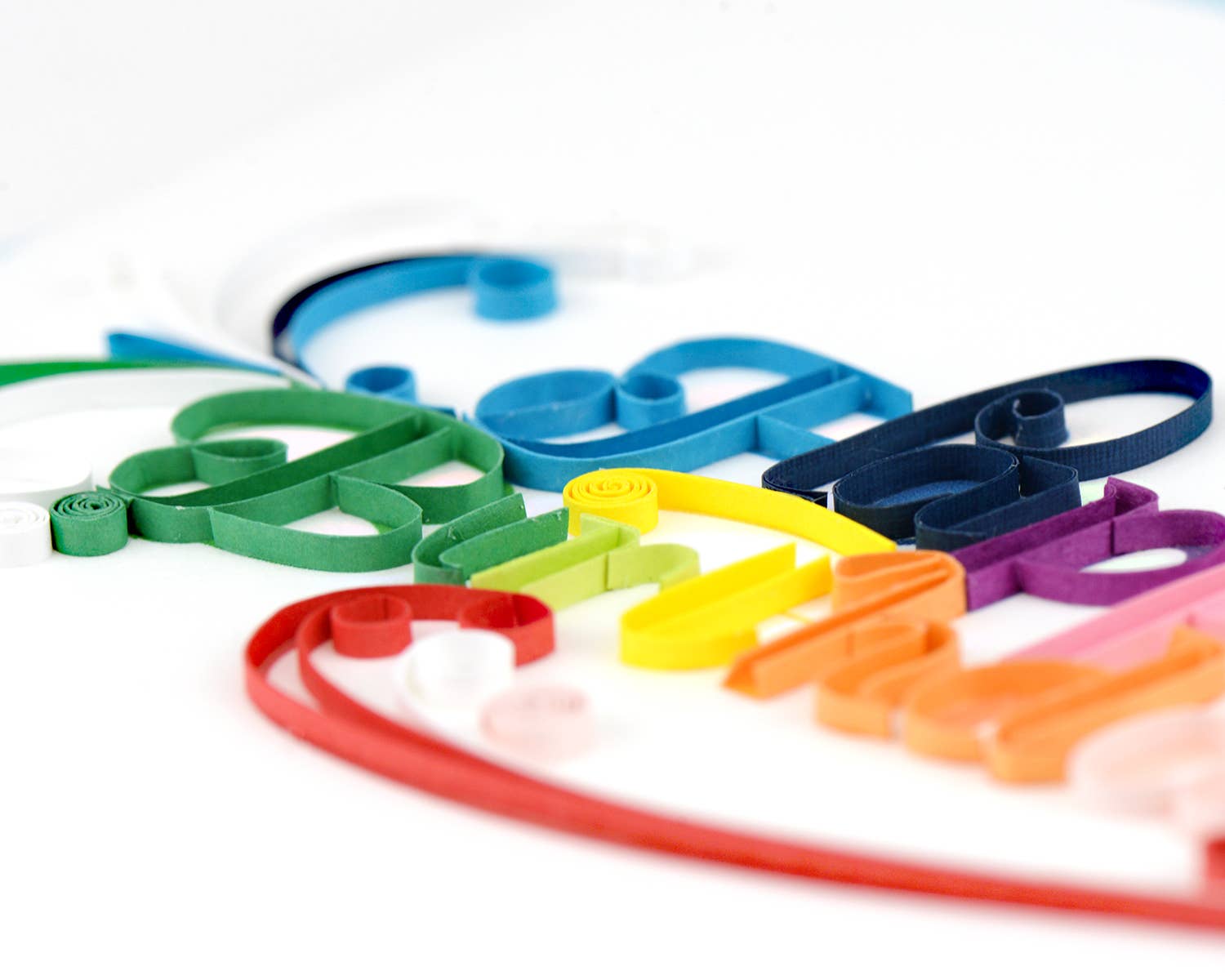 Happy Birthday Quilled Card