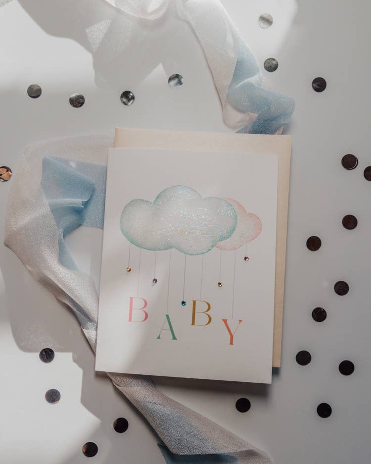 'Baby Love' New Baby Greeting Card