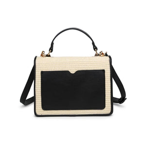 Ruth Crossbody: Ivory/ Black