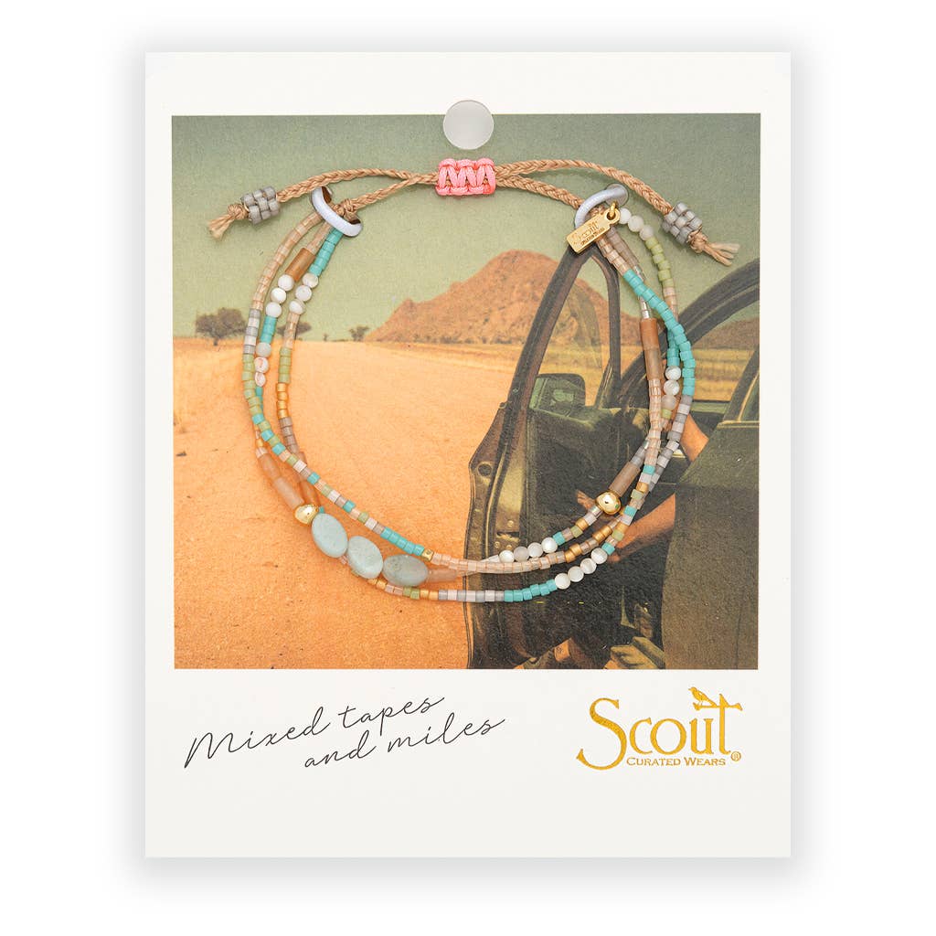 Mixed Tapes and Miles Bracelet - Amazonite